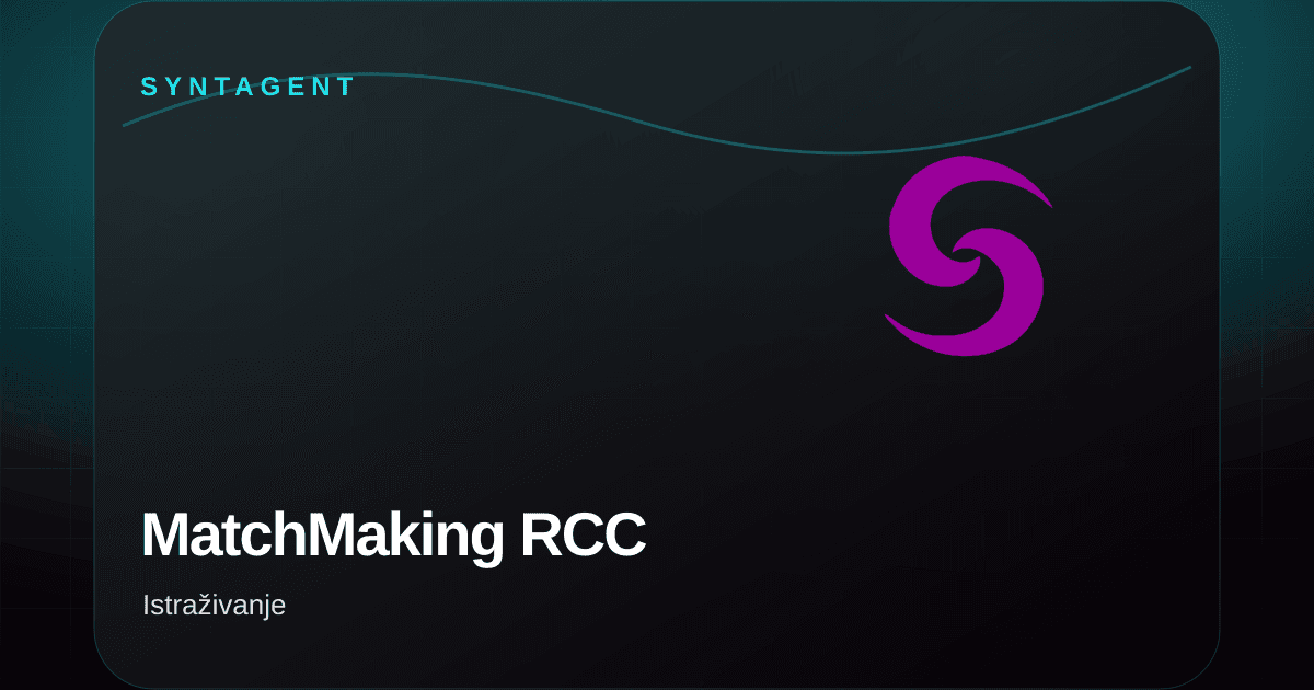 MatchMaking RCC — Povezuje istraživače i institucije s odgovarajućom infrastrukturom i partnerima.