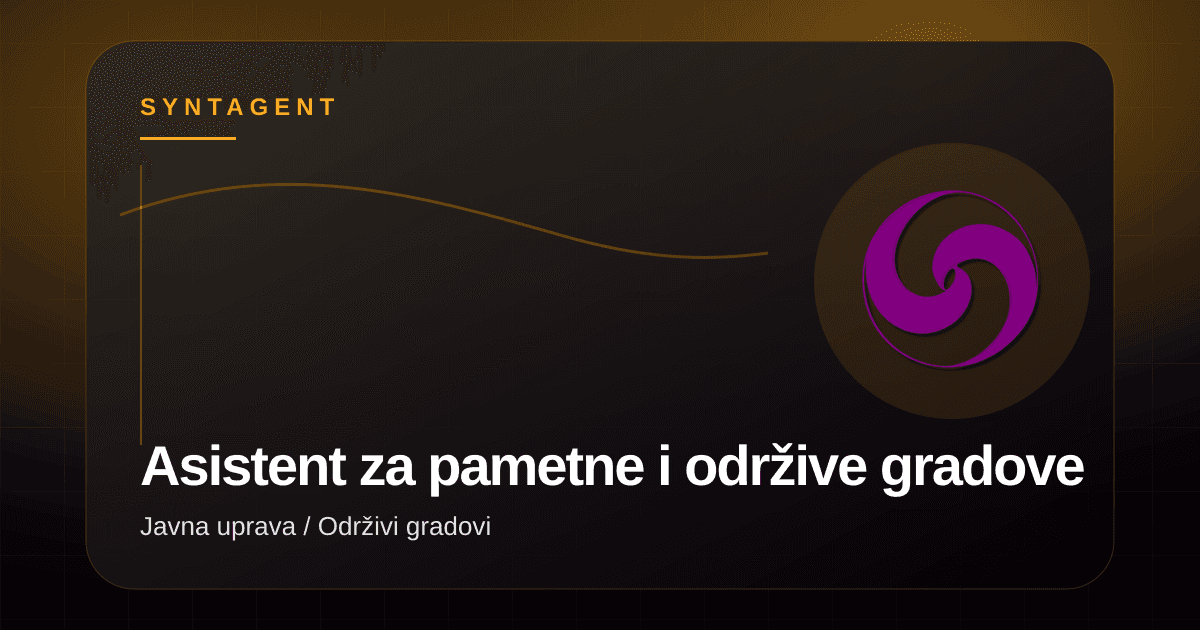Asistent za pametne i održive gradove